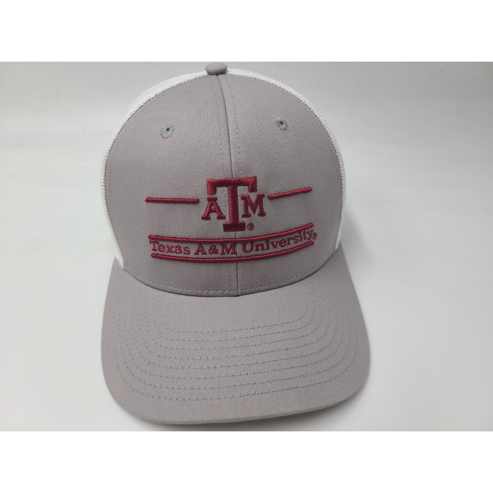 Texas A&M University Aggies The Game Split Bar Mesh Trucker Snapback Hat Cap Men